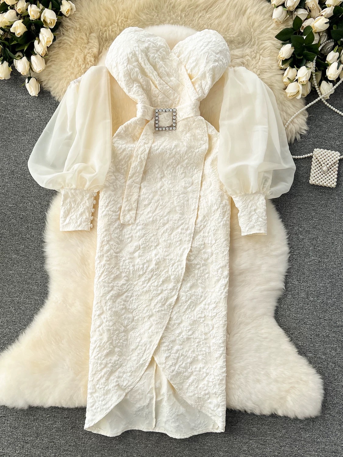 office party dress EBC298 images